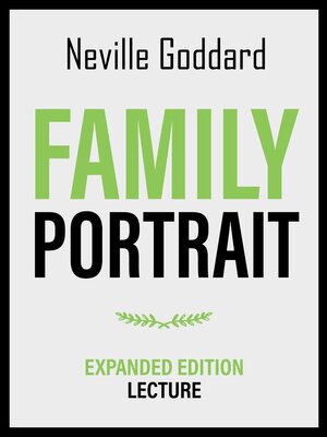 cover image of Family Portrait--Expanded Edition Lecture